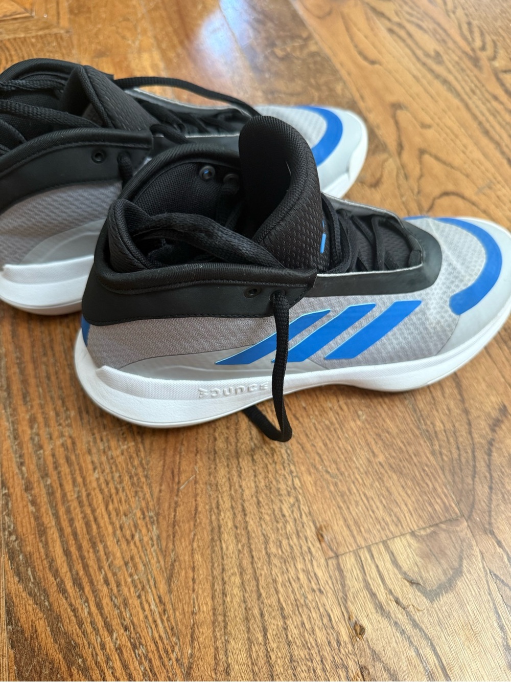 adidas Men's Athletic Shoes Black Gray White Blue